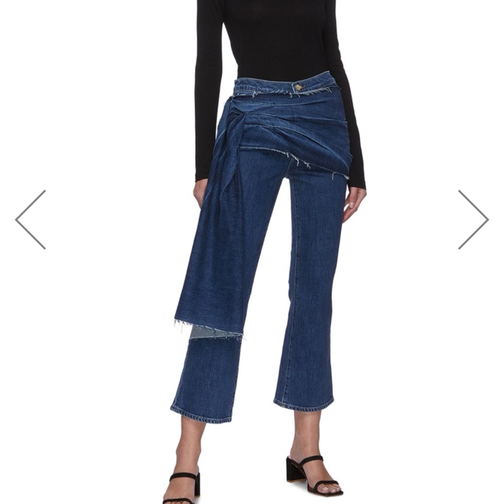 J. Brand Julia Draped Cropped jeans size 29”